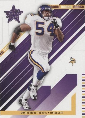 2004 Leaf Rookies & Stars Dontarrious Thomas #158
