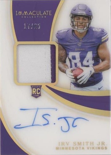 2019 Panini Immaculate Collection Irv Smith Jr. #135