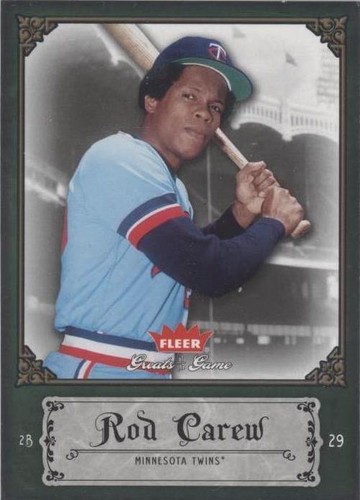 2006 Fleer Greats of the Game - Rod Carew #77