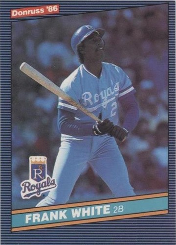 1986 Donruss - Frank White #130