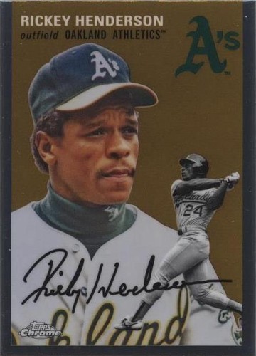 2023 Topps Chrome Platinum Anniversary - Rickey Henderson #483