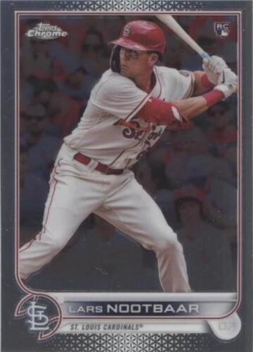 2022 Topps Chrome Black Autographed RC Lars Nootbaar 2022 Topps Chrome Black Autographed RC Lars Nootbaar