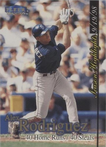 1998 Fleer Tradition Update - Alex Rodriguez #U10