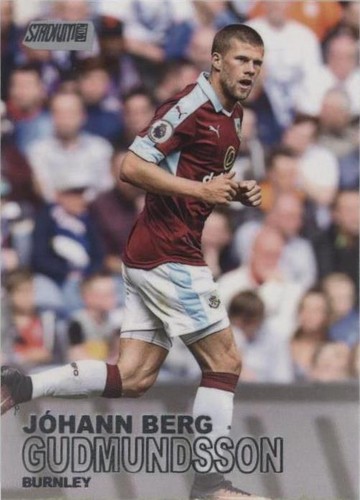 2016 Topps Stadium Club Premier League Johann Berg Gudmundsson #93