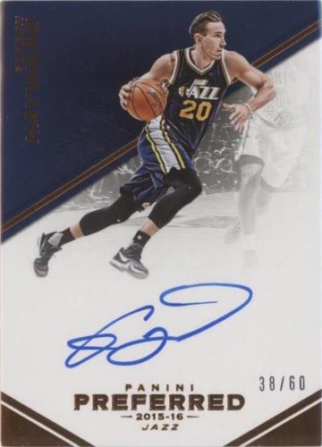 2015-16 Panini Preferred - Gordon Hayward #104