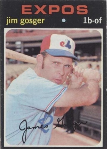 1971 Topps - Jim Gosger #284