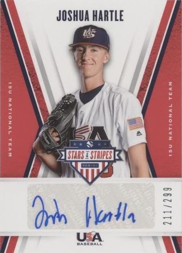 2019 Panini USA Baseball Stars & Stripes - Joshua Hartle #15U-JH