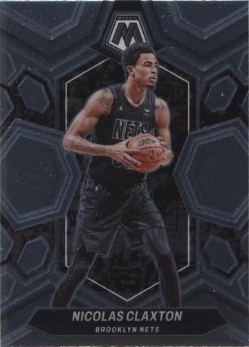 【価格高騰中】NICOLAS CLAXTON 20シリ RC PANINI 2023-24 Panini Mosaic #179 Green Prizm Nicolas Claxton
