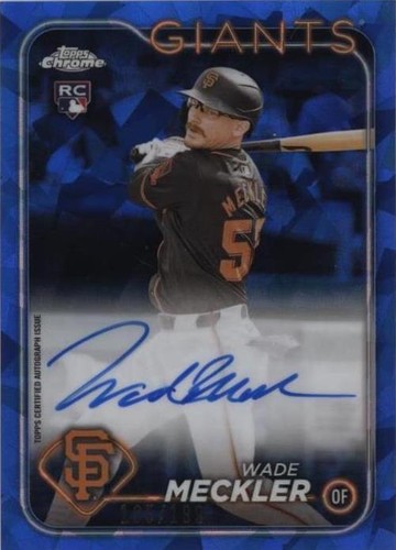 2024 Topps Chrome Sapphire Edition - Wade Meckler #CSA-WM