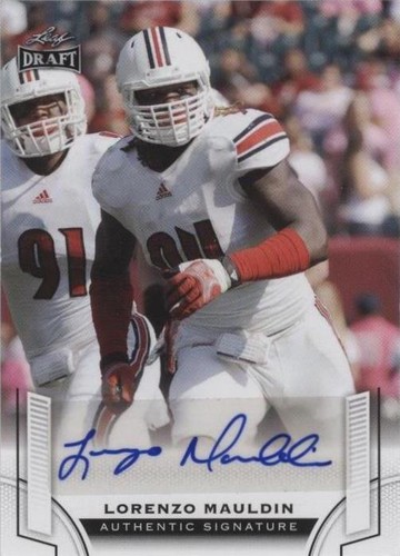 2015 Leaf Draft Lorenzo Mauldin #BA-LM1