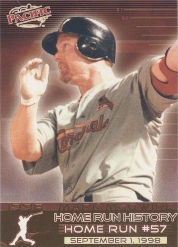 1998 Pacific Home Run History - Mark McGwire #13