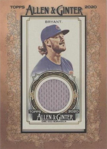 2020 Topps Allen & Ginter's - Kris Bryant #MFR-KB