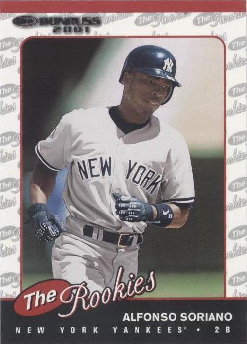2001 Donruss The Rookies - Alfonso Soriano #R100