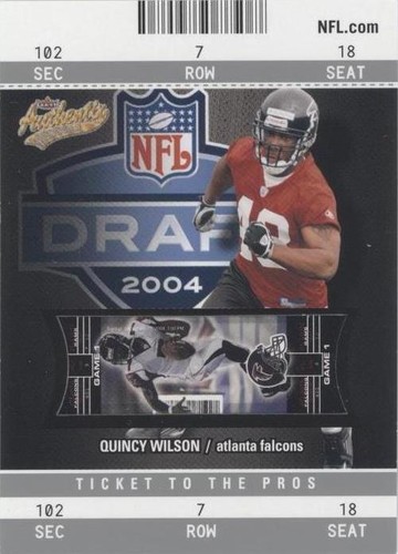 2004 Fleer Authentix Quincy Wilson #112