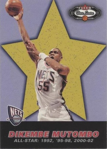 2002-03 Fleer Box Score - Dikembe Mutombo #187