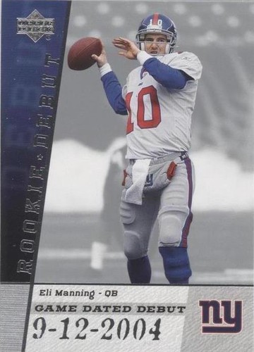 2006 Upper Deck Rookie Debut Eli Manning #GDD-EM