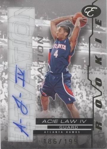 2007-08 Bowman Elevation - Acie Law #RW-AL4
