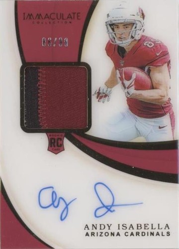 2019 Panini Immaculate Collection Andy Isabella #138