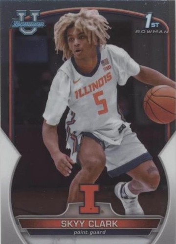 2022-23 Bowman University Chrome - Skyy Clark #55