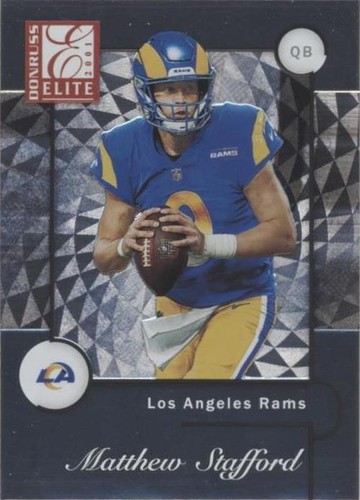 2021 Panini Donruss Elite Matthew Stafford #18