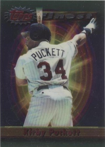 1994 Topps Finest - Kirby Puckett #204