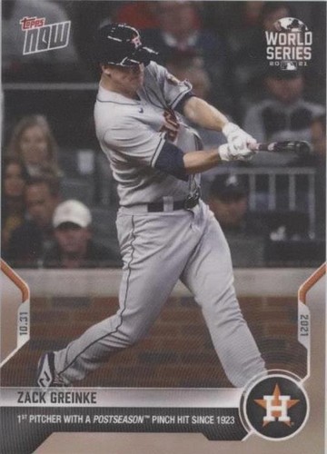2021 Topps Now - Zack Greinke #1030