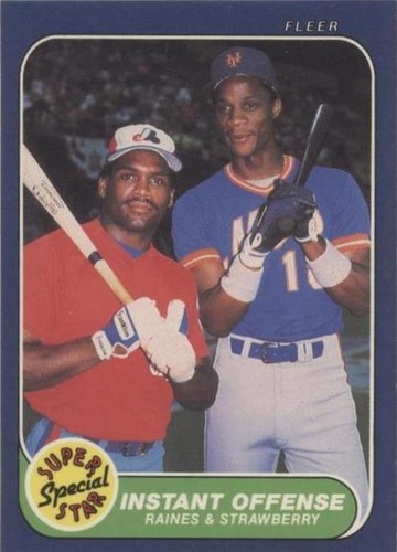 1986 Fleer - Darryl Strawberry Tim Raines #632