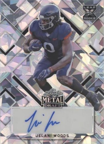 2022 Leaf Metal Draft Jelani Woods #BA-JW2