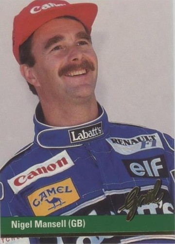 1992 Grid Motorcard Formula 1 - Nigel Mansell #38