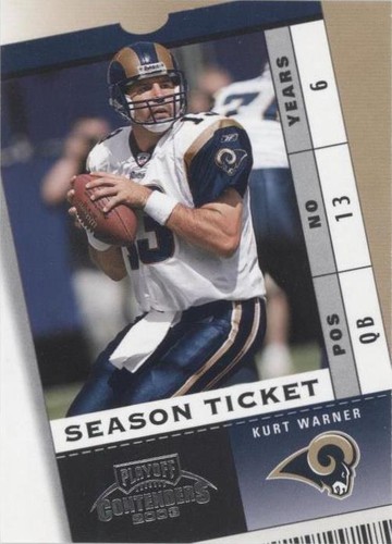 2003 Playoff Contenders Kurt Warner #34