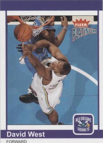 2003-04 Fleer Platinum - David West #186