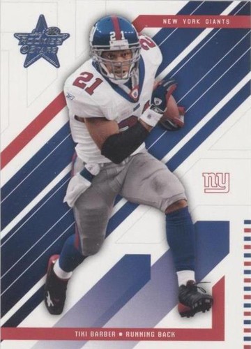 2004 Leaf Rookies & Stars Tiki Barber #62