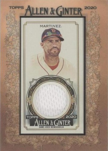 2020 Topps Allen & Ginter's - J.D. Martinez #MFR-JM