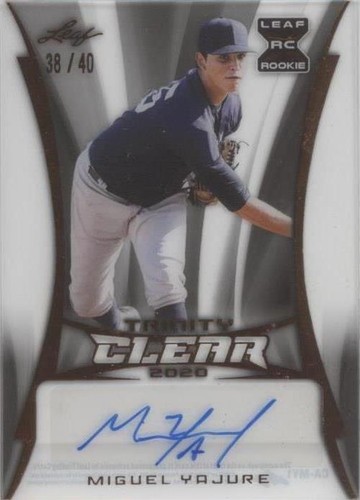 2020 Leaf Trinity - Miguel Yajure #CA-MY1