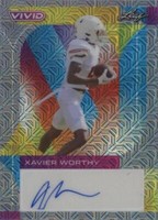 2023 Leaf Vivid Xavier Worthy #BA-XW1