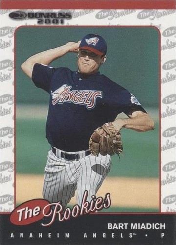2001 Donruss The Rookies - Bart Miadich #R73