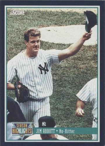1994 Score - Jim Abbott #626
