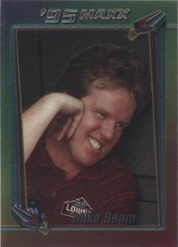 1995 Maxx Premier Plus Chromium - Mike Beam #111