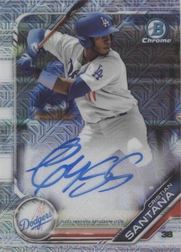 2019 Bowman - Cristian Santana #BMA-CS