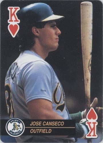 1992 U.S. Playing Card Baseball Aces - Jose Canseco #KH