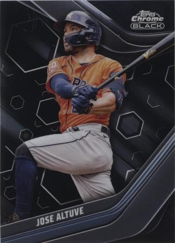 2023 Topps Chrome Black - Jose Altuve #9