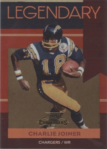 2007 Playoff Contenders Charlie Joiner #LC-3