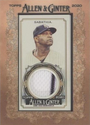 2020 Topps Allen & Ginter's - C.C. Sabathia #MFR-CS