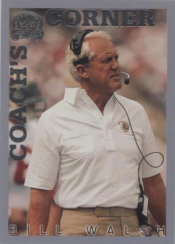 2000 Fleer Greats of the Game Bill Walsh #95CC