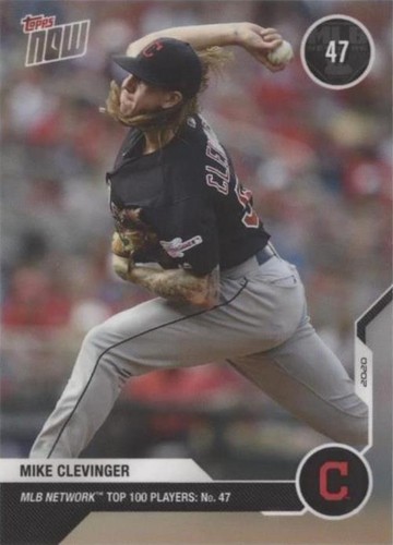 2020 Topps Now MLB Network Top 100 Players - Mike Clevinger #MN47