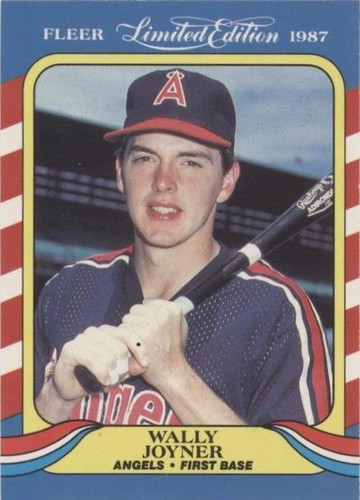 1987 Fleer Limited Edition Baseball Superstars - Wally Joyner #23