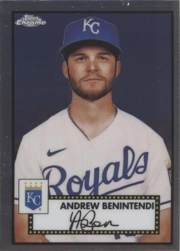 2022 Topps Chrome Platinum Anniversary ANDREW VAUGHN Blue Toile