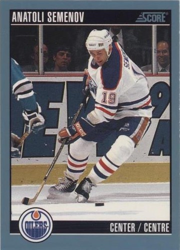 1992-93 Score Canadian - Anatoli Semenov #336