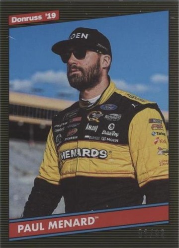 2019 Panini Donruss NASCAR - Paul Menard #124
