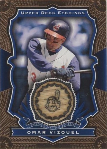 2004 Upper Deck Etchings - Omar Vizquel #BE-OV